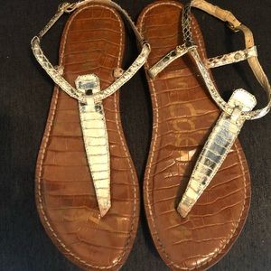 EUC Sam Edelman Gold Sandals